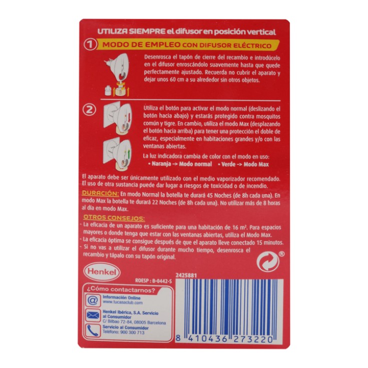 BLOOM MAX FLIES &amp; MOSQUITOES electric apt. + 2 recharges