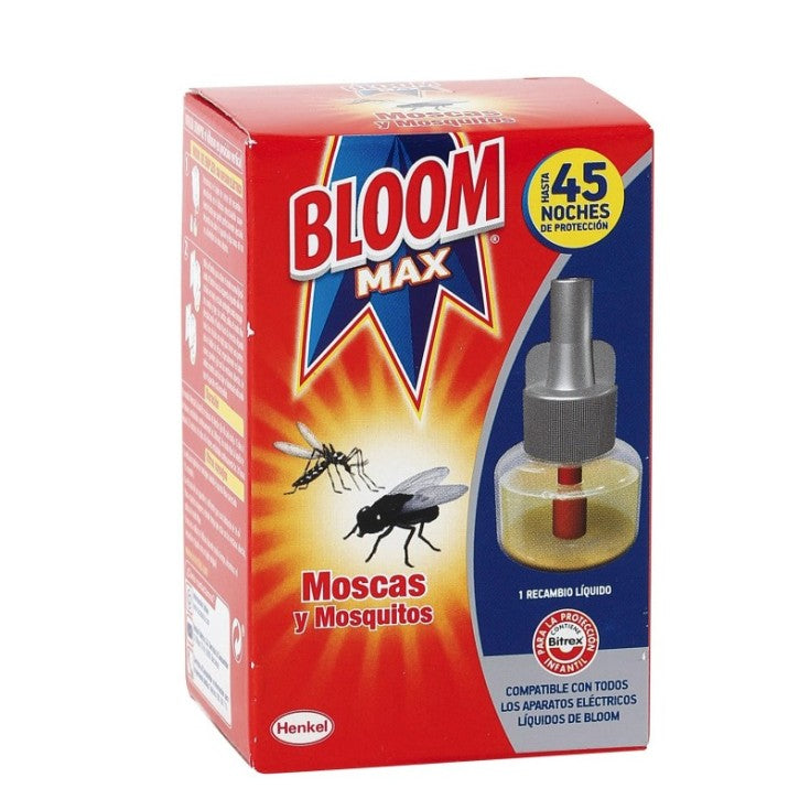 BLOOM MAX FLIES &amp; MOSQUITOES rec.liquid electric 45 nights 18 ml