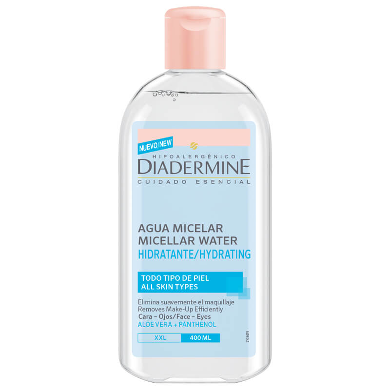 DIADERMINE MOISTURIZING MICELLAR WATER for face-eyes-lips 400 ml