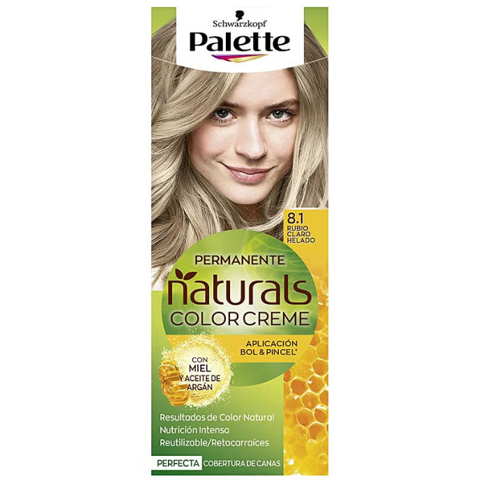 PALETTE NATURAL dye #8.1-light icy blonde 1 u