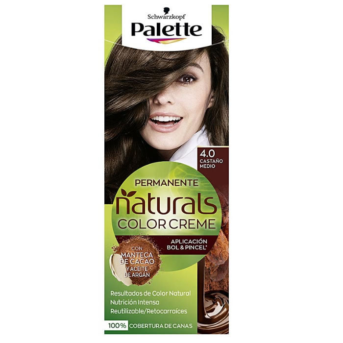 PALETTE NATURAL coloration #4.0-châtain moyen 1 unité