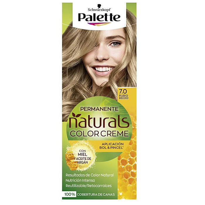 Tinta NATURAL PALETTE #7.0-biondo medio 1 u