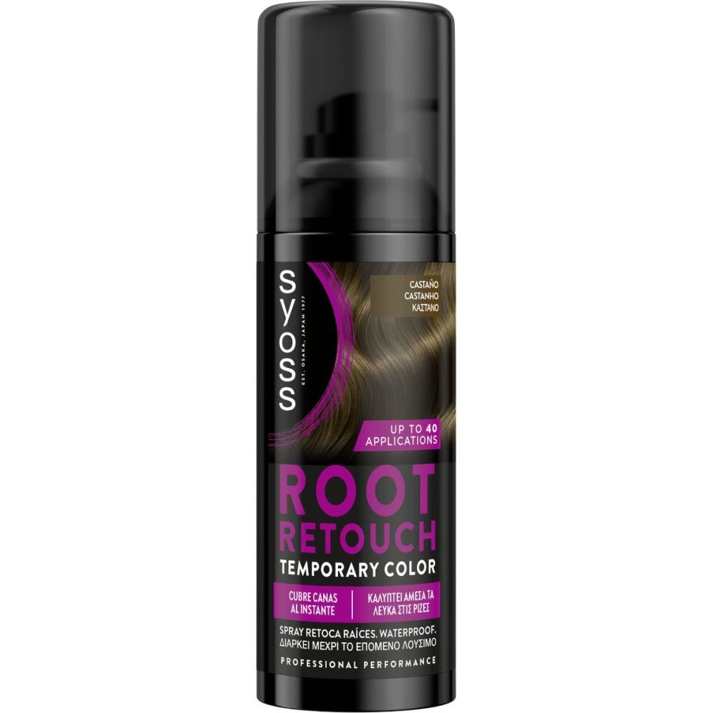 SYOSS RETOUCHE RACINES spray retouche racines #Châtain 120 ml