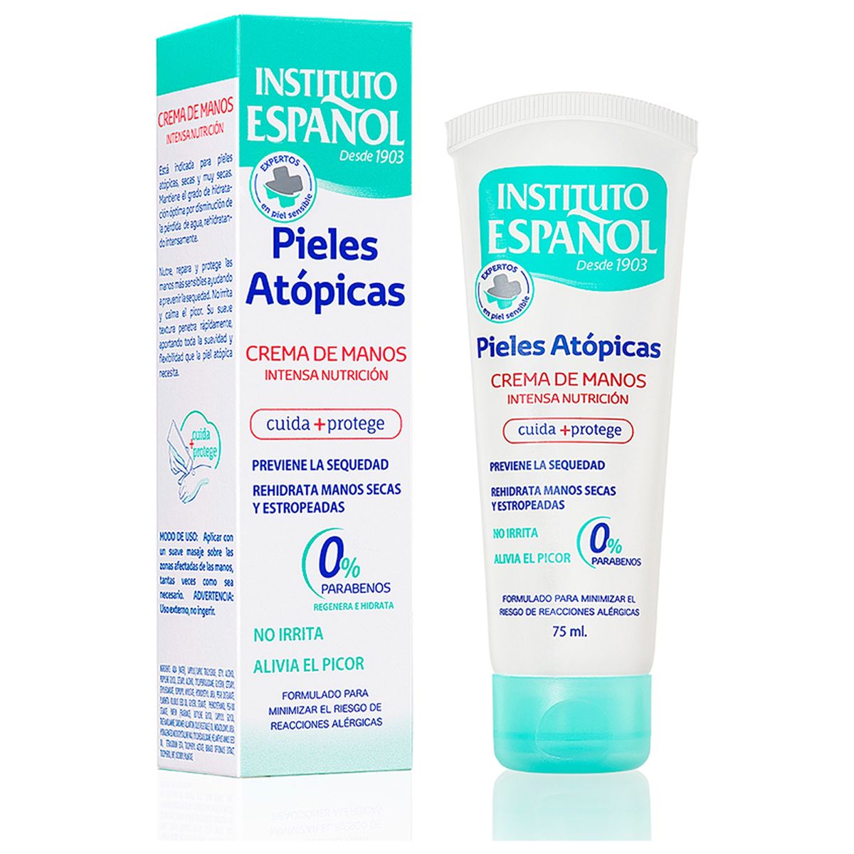 INSTITUTO ESPAÑOL PIEL ATÓPICA crème mains nutrition intense 75 ml