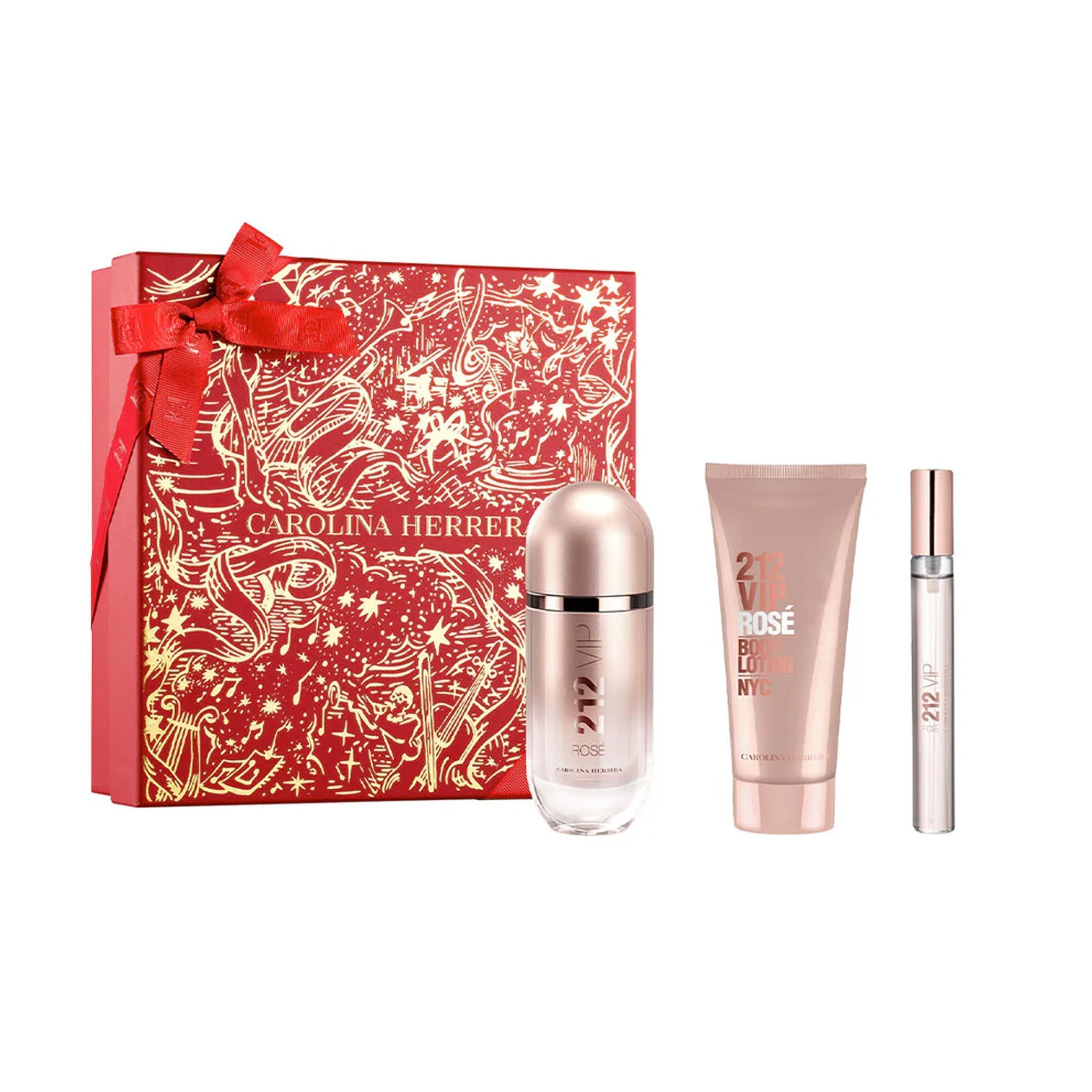 CAROLINA HERRERA 212 VIP ROSÉ SET DA 3 pz