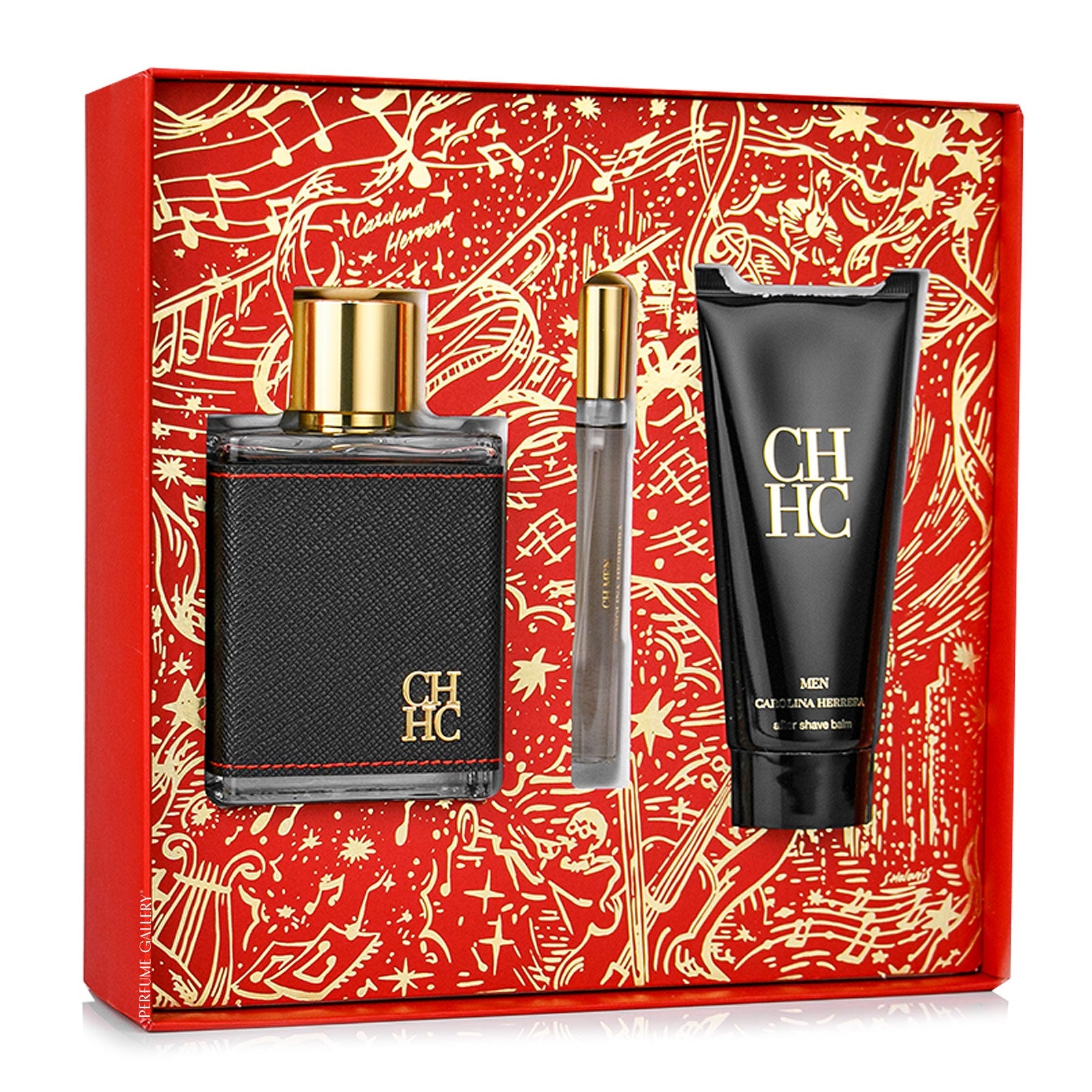 CAROLINA HERRERA CH MEN CASE 3 pcs