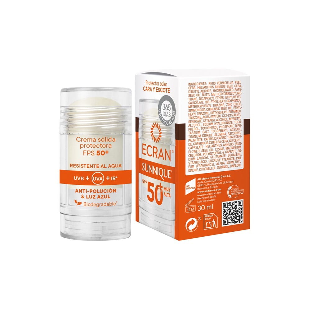 ECRAN SUNNIQUE stick viso e décolleté SPF50+ 30 ml