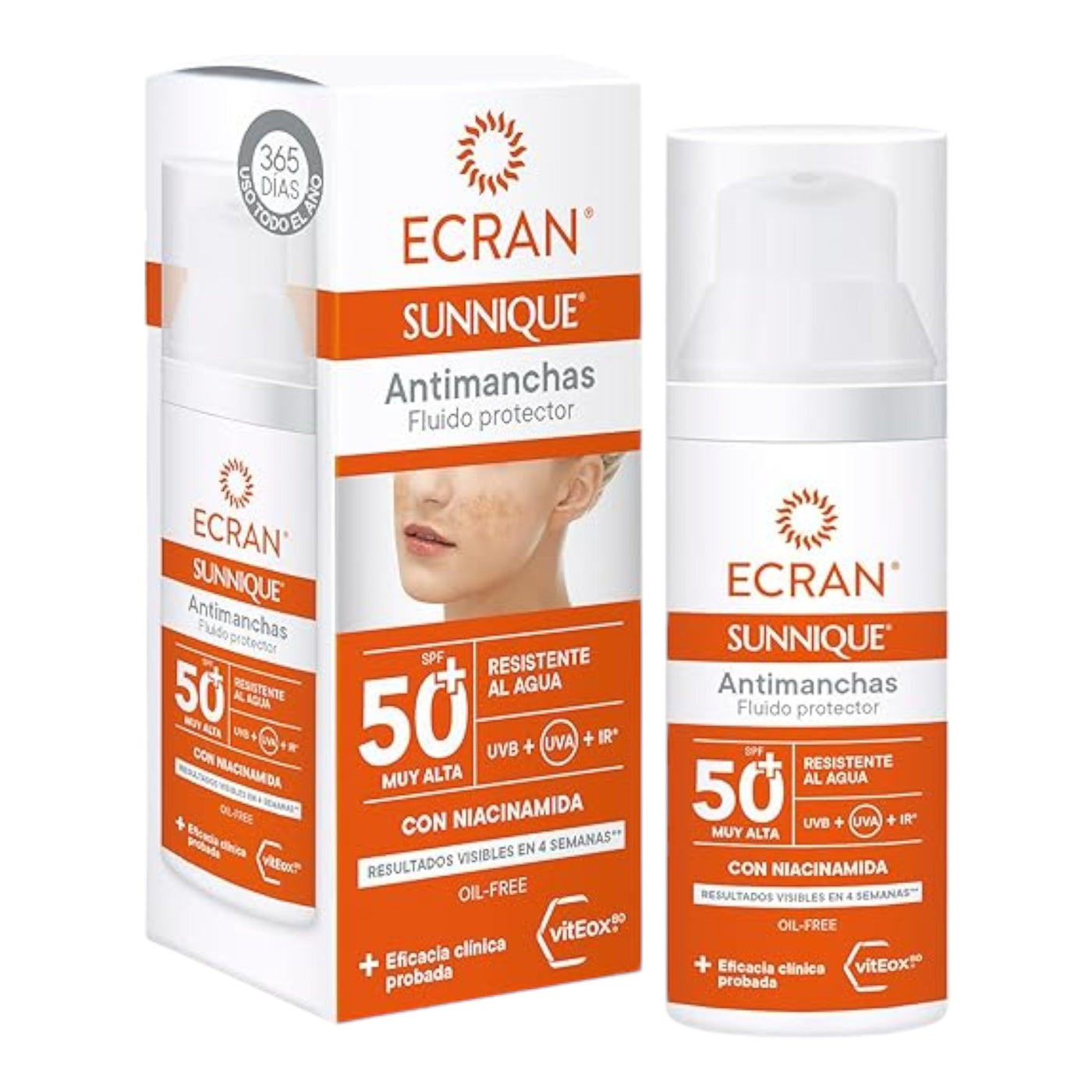 ECRAN SUNNIQUE anti-macchie SPF50+ 50 ml