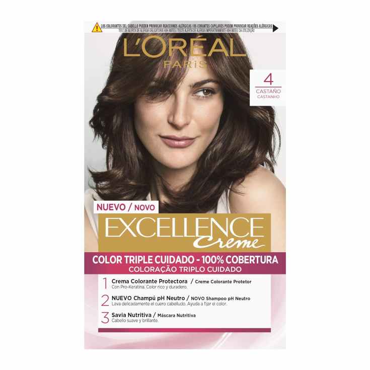 L'ORÉAL PARIS EXCELLENCE Tinta in crema #4-castano 192 ml