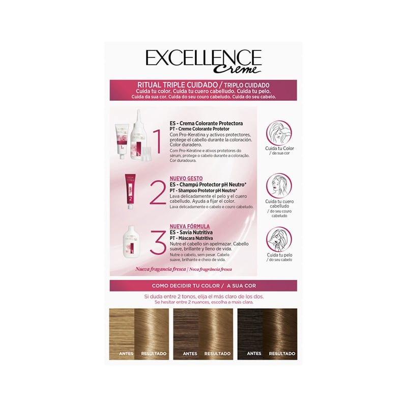 L'ORÉAL PARIS EXCELLENCE Creme dye #7.3-golden blonde 192 ml