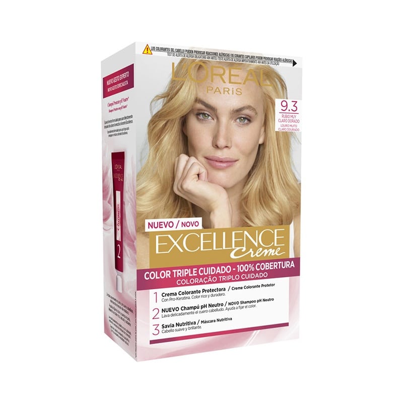 L'ORÉAL PARIS EXCELLENCE Tinta in crema #9.3-biondo chiarissimo dorato 192 ml
