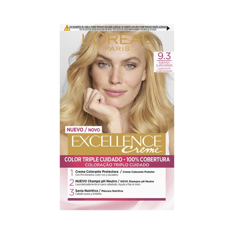 L'ORÉAL PARIS EXCELLENCE Tinta in crema #9.3-biondo chiarissimo dorato 192 ml