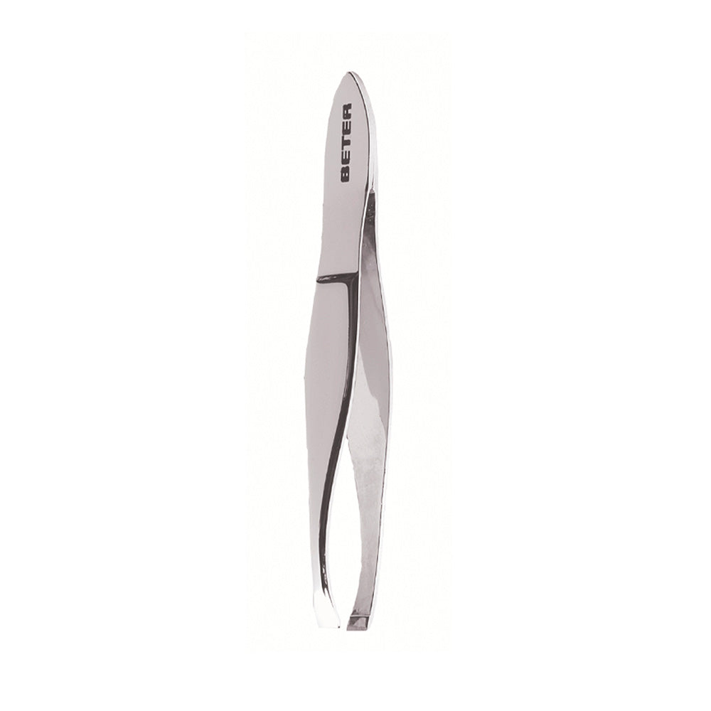 BETER TWEEZERS straight chrome tip 1 unit