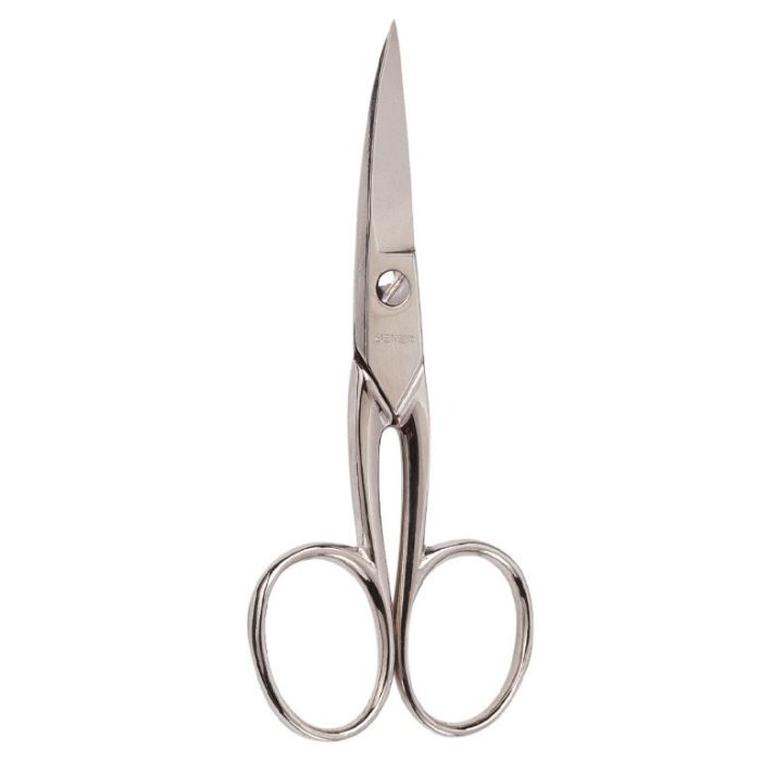 BETER NICKEL-PLATED PEDICURE SCISSORS CURVED TIP 1 pcs