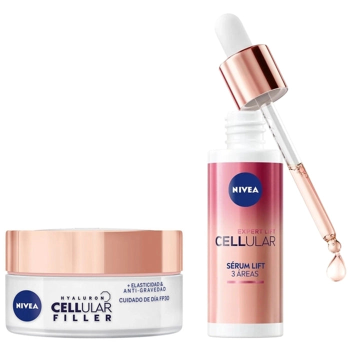 NIVEA LIFTING EFFECT TREATMENT DAY CREAM + SERUM SET OF 2