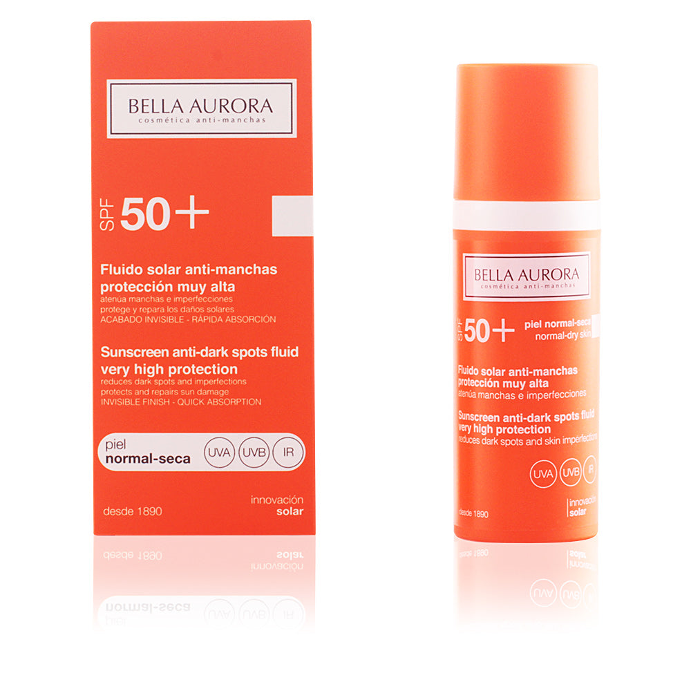 BELLA AURORA SOLAIRE anti-taches peaux sèches SPF50+ 50 ml