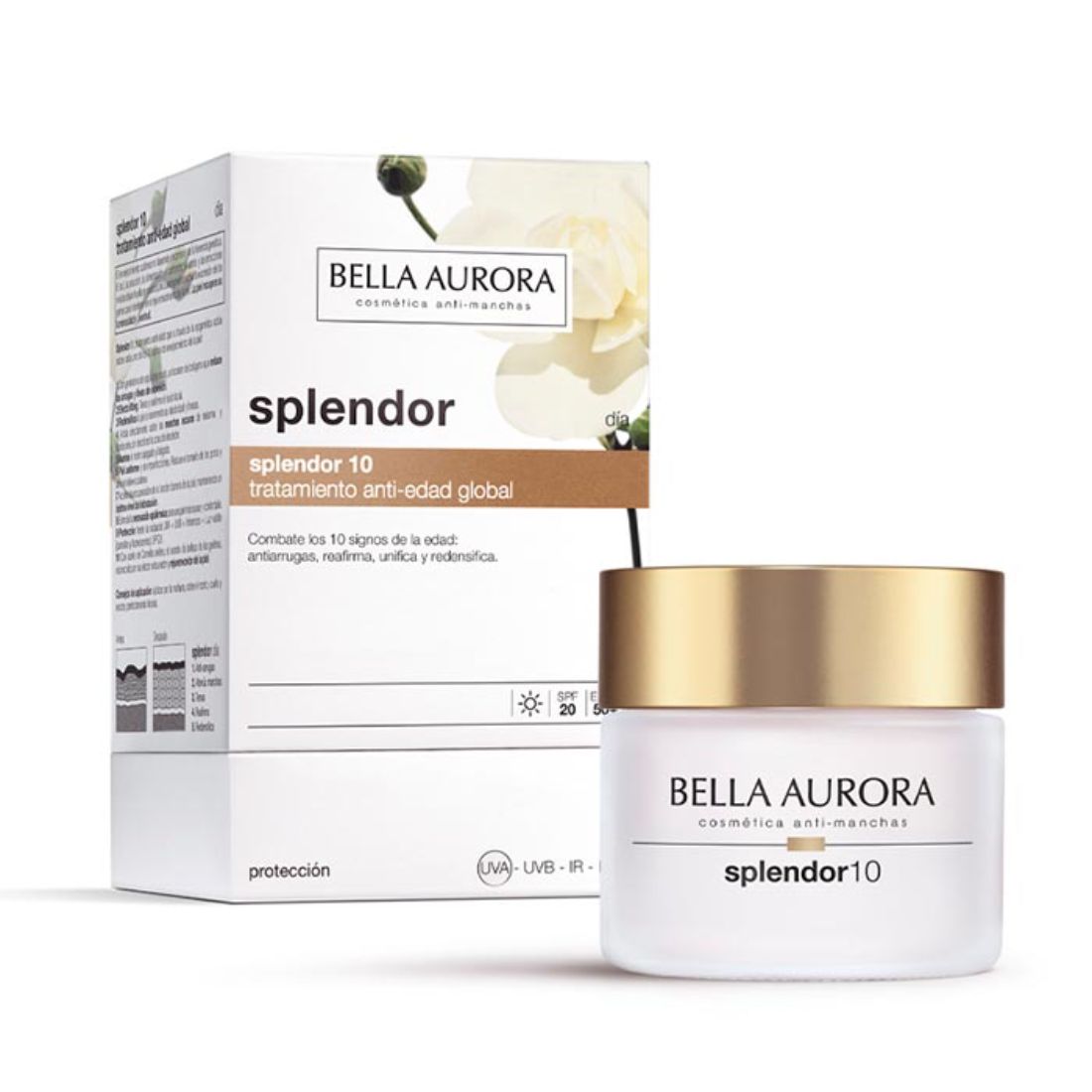BELLA AURORA SPLENDOR 10 soin anti-âge SPF20 50 ml