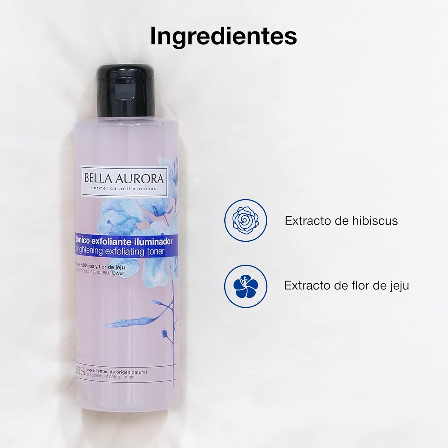 BELLA AURORA LOTION TONIQUE EXFOLIANTE ILLUMINATRICE NETTOYANTE VISAGE 200 ml