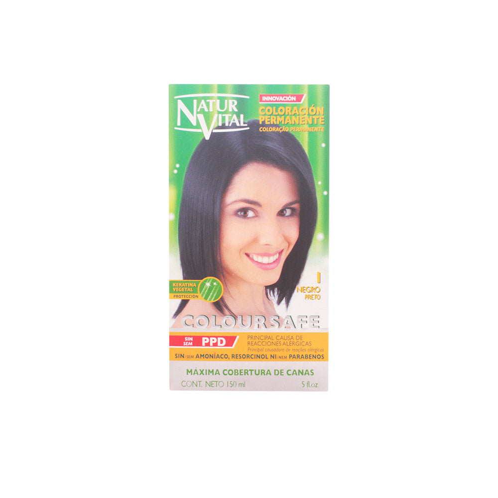 NATUR VITAL COLOURSAFE permanent dye #1-black