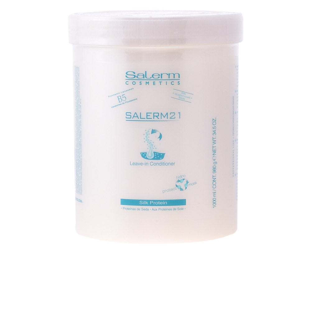 Après-shampoing sans rinçage SALERM 21 protéines de soie 1000 ml