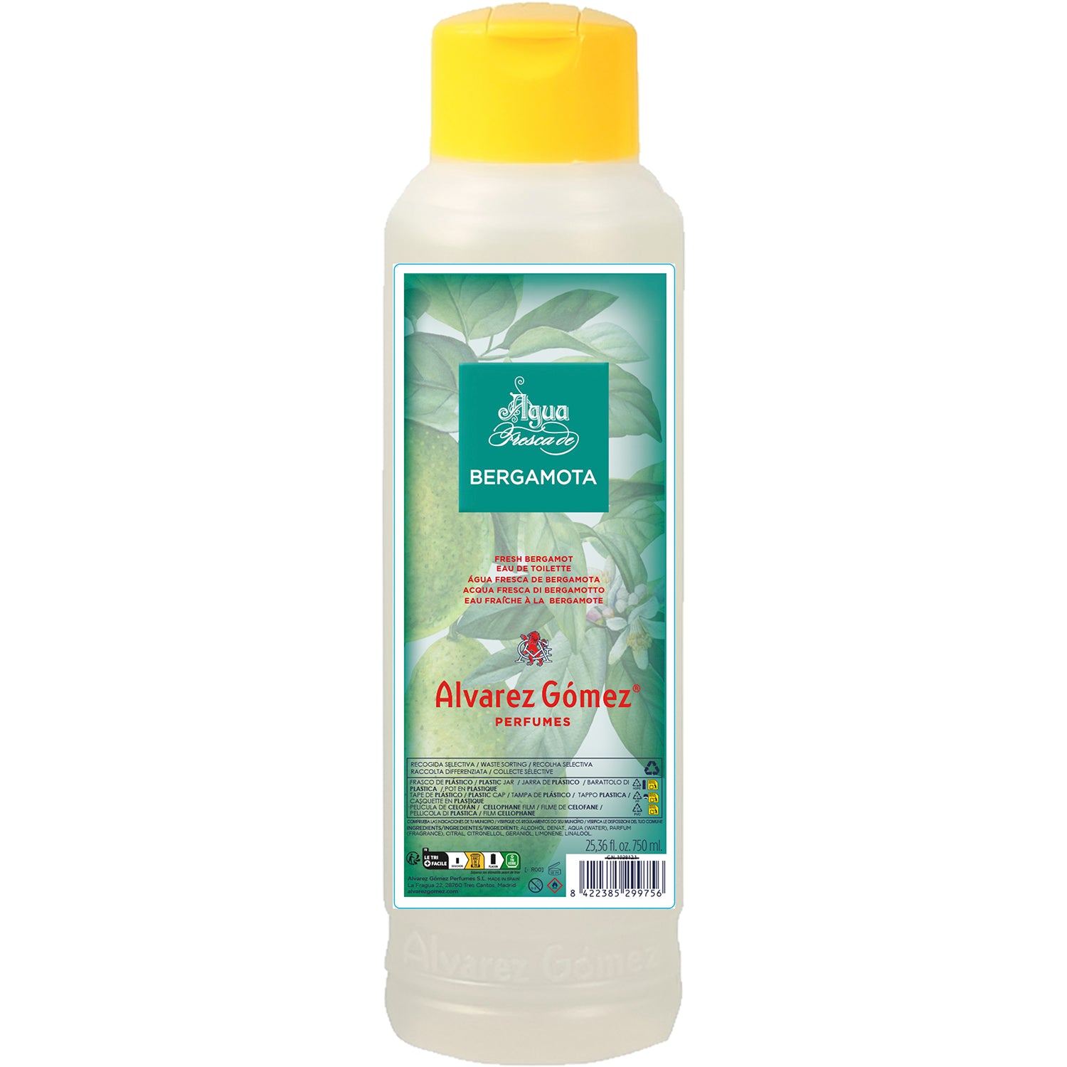 ALVAREZ GOMEZ Acqua di Bergamotto Fresco 750 ml