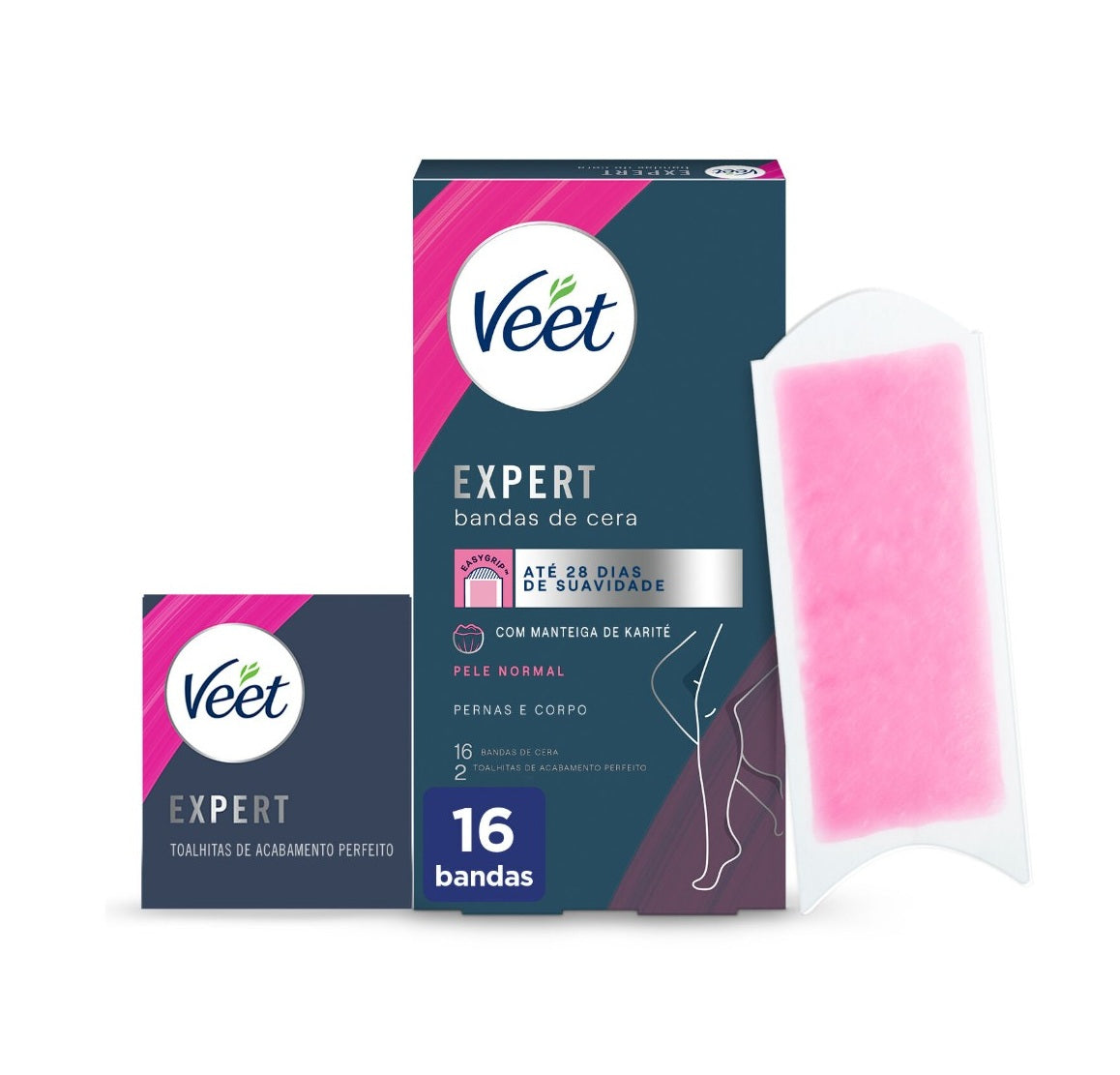 VEET EXPERT BANDES DE CIRE CORPS peaux normales 16 u