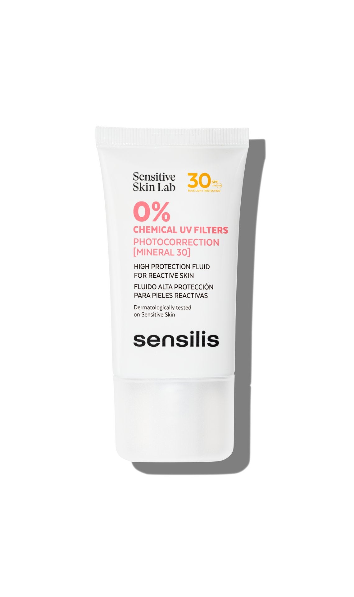 SENSILIS PHOTOCORRECTION MINERAL 30 fluide haute protection pour peaux réactives SPF30 40 ml