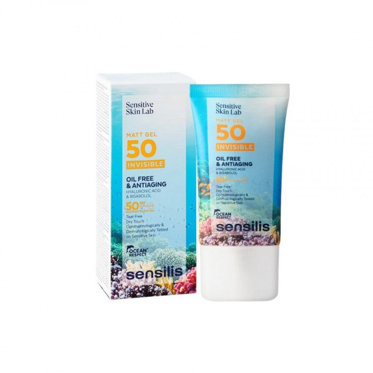 SENSILIS GEL MAT INVISIBLE sans huile & anti-âge SPF50+ 40 ml