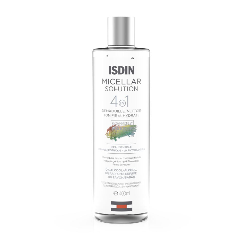 ISDIN EAU MICELLAIRE Solution nettoyante pour le visage 400 ml