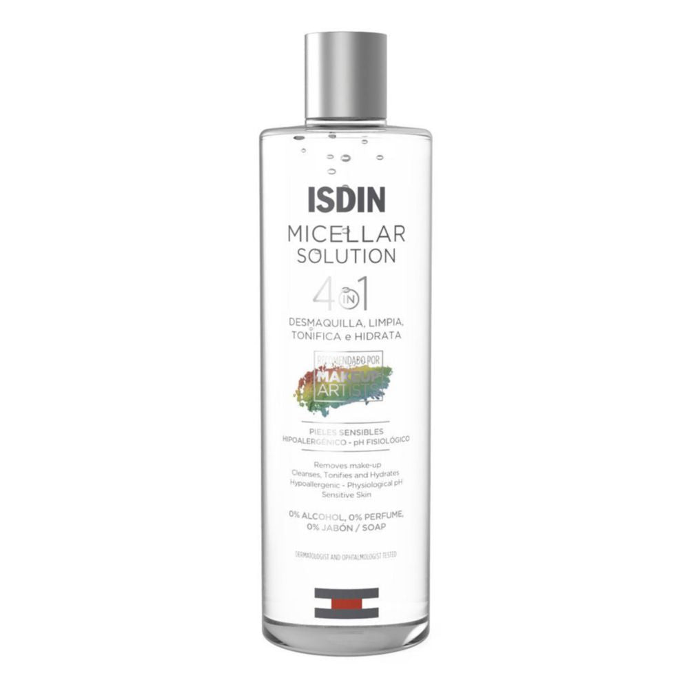 ISDIN EAU MICELLAIRE Solution nettoyante pour le visage 400 ml