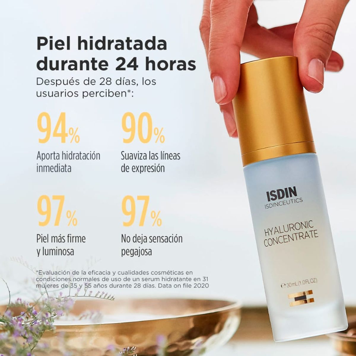 ISDINCEUTICS hyaluronic concentrate 30 ml