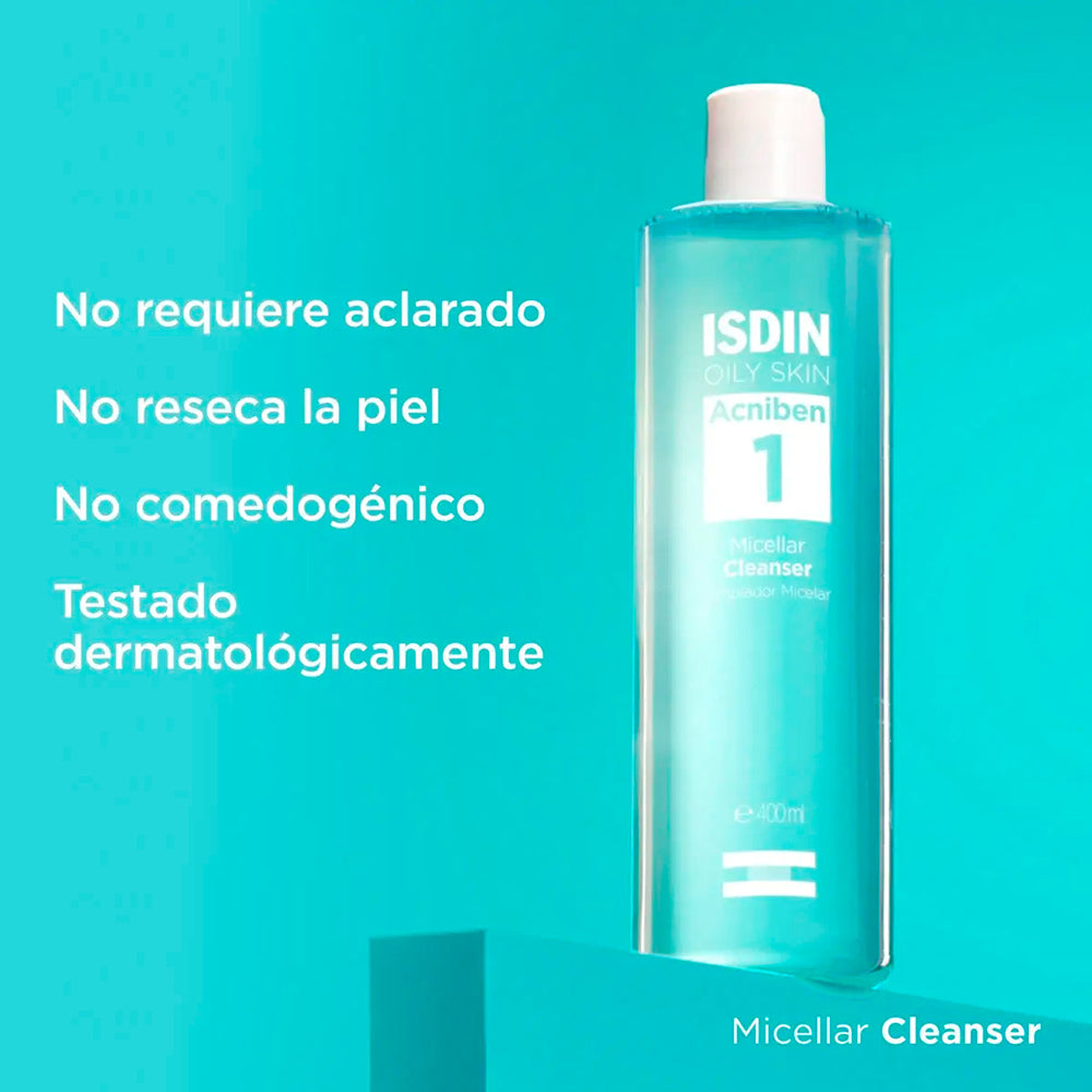 ISDIN ACNIBEN detergente micellare 400 ml