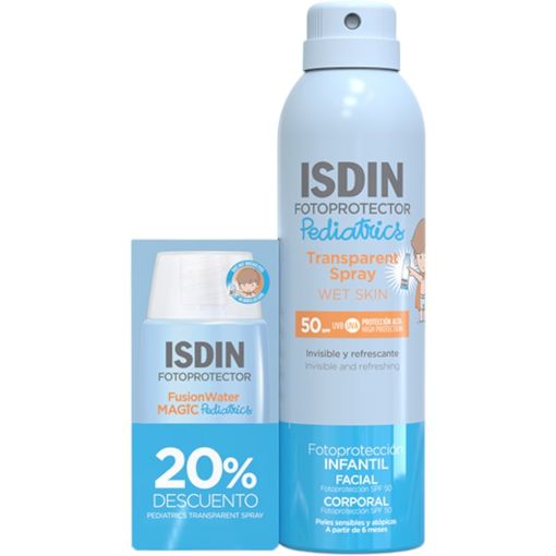 ISDIN Pediatrics Crema Solare Viso e Corpo SPF50 Confezione Doppia