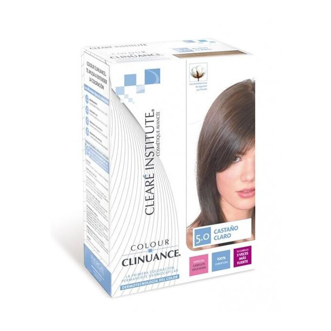 CLEARÉ INSTITUTE COLOUR CLINUANCE delicato capelli #5.0-castano chiaro 1 unità