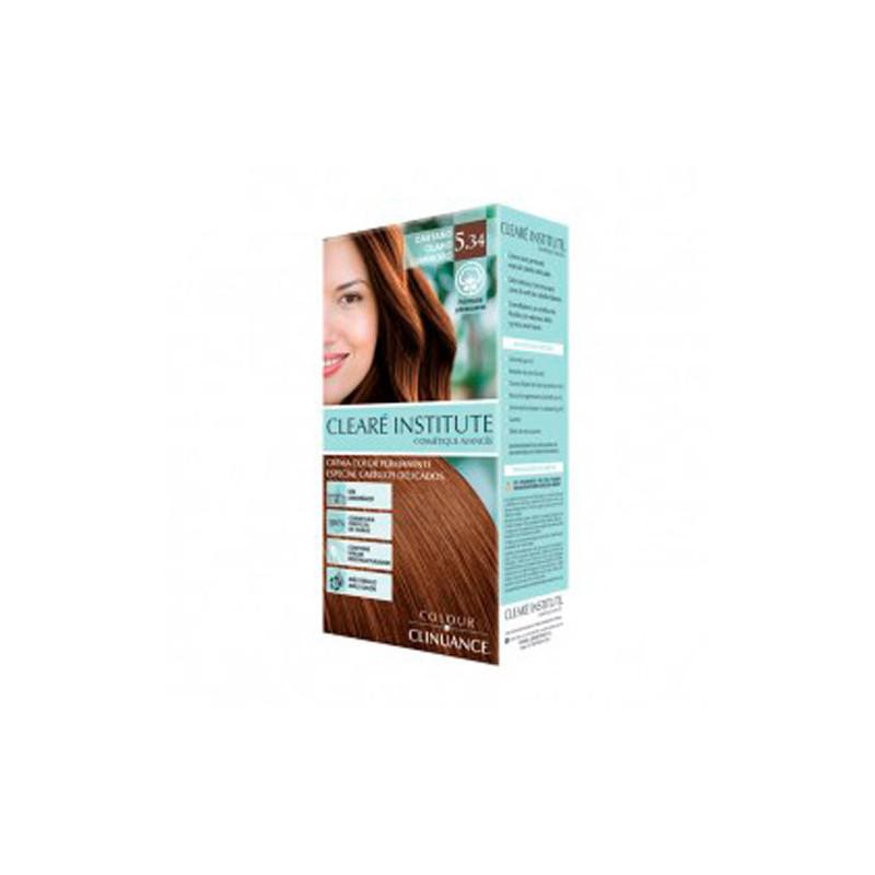CLEARÉ INSTITUTE COLOUR CLINUANCE cheveux délicats #5.34-châtain clair lumineux 1 u