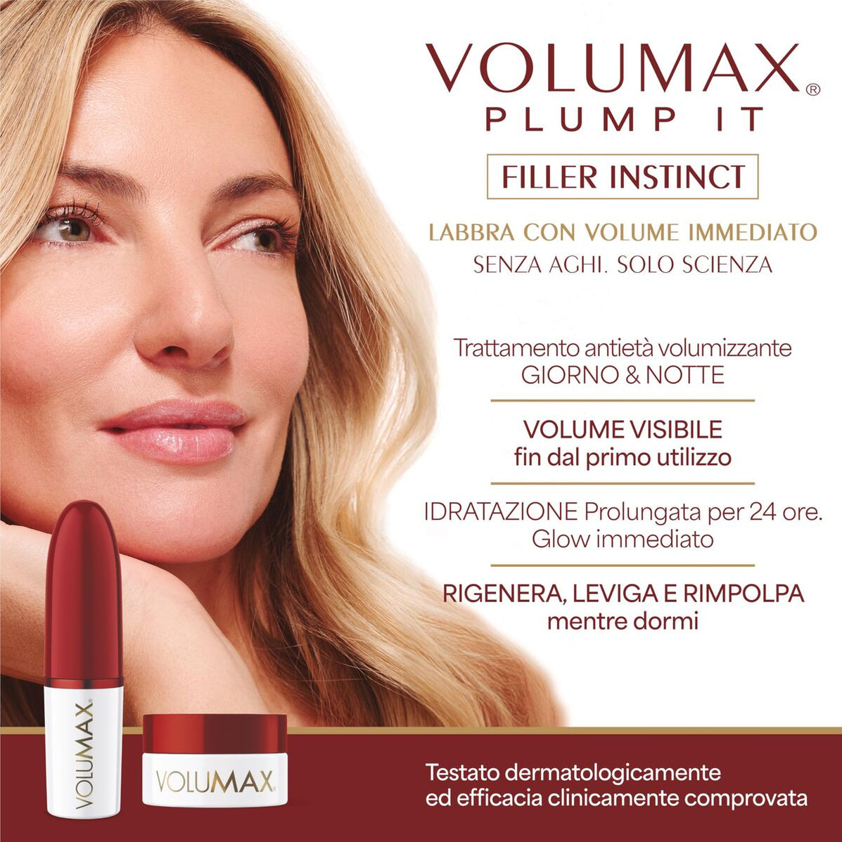 VOLUMAX PLUMP IT FILLER TRATTAMENTO ANTI-ETÀ SET DA 2