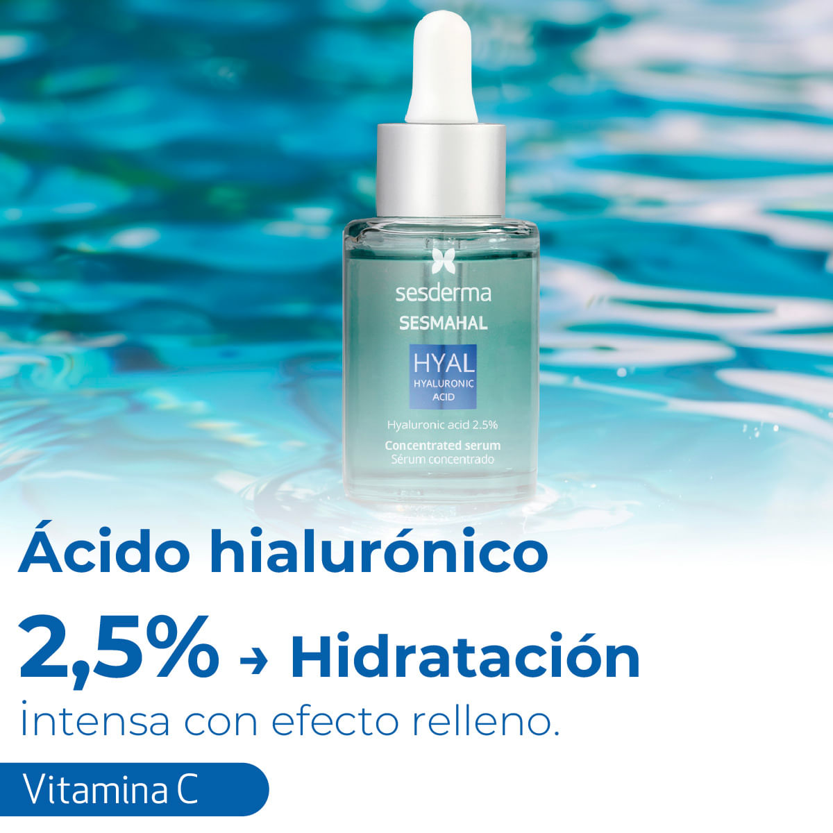 SESDERMA SESMAHAL HYAL Acido ialuronico siero concentrato multi-beneficio 30 ml