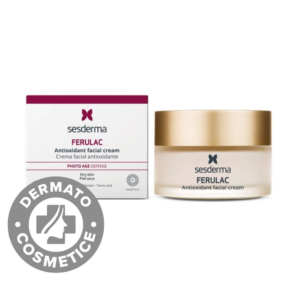 SESDERMA FERULAC crema viso antiossidante per pelle secca 50 ml