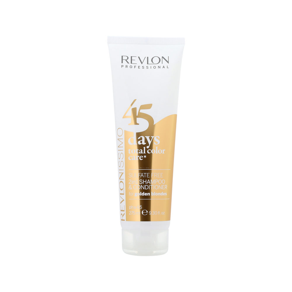 REVLON 45 DAYS 2in1 shampoo e balsamo per biondi dorati 275 ml