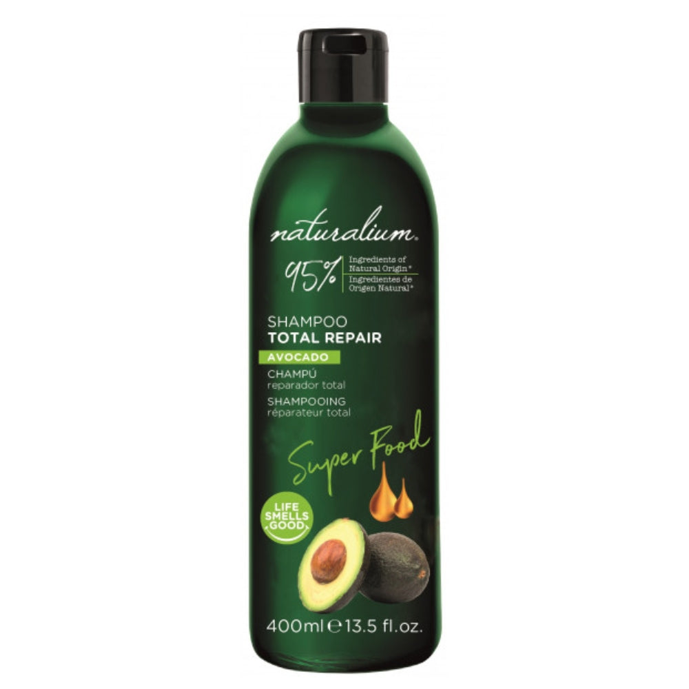 Shampooing réparateur total avocat NATURALIUM SUPER FOOD 400 ml
