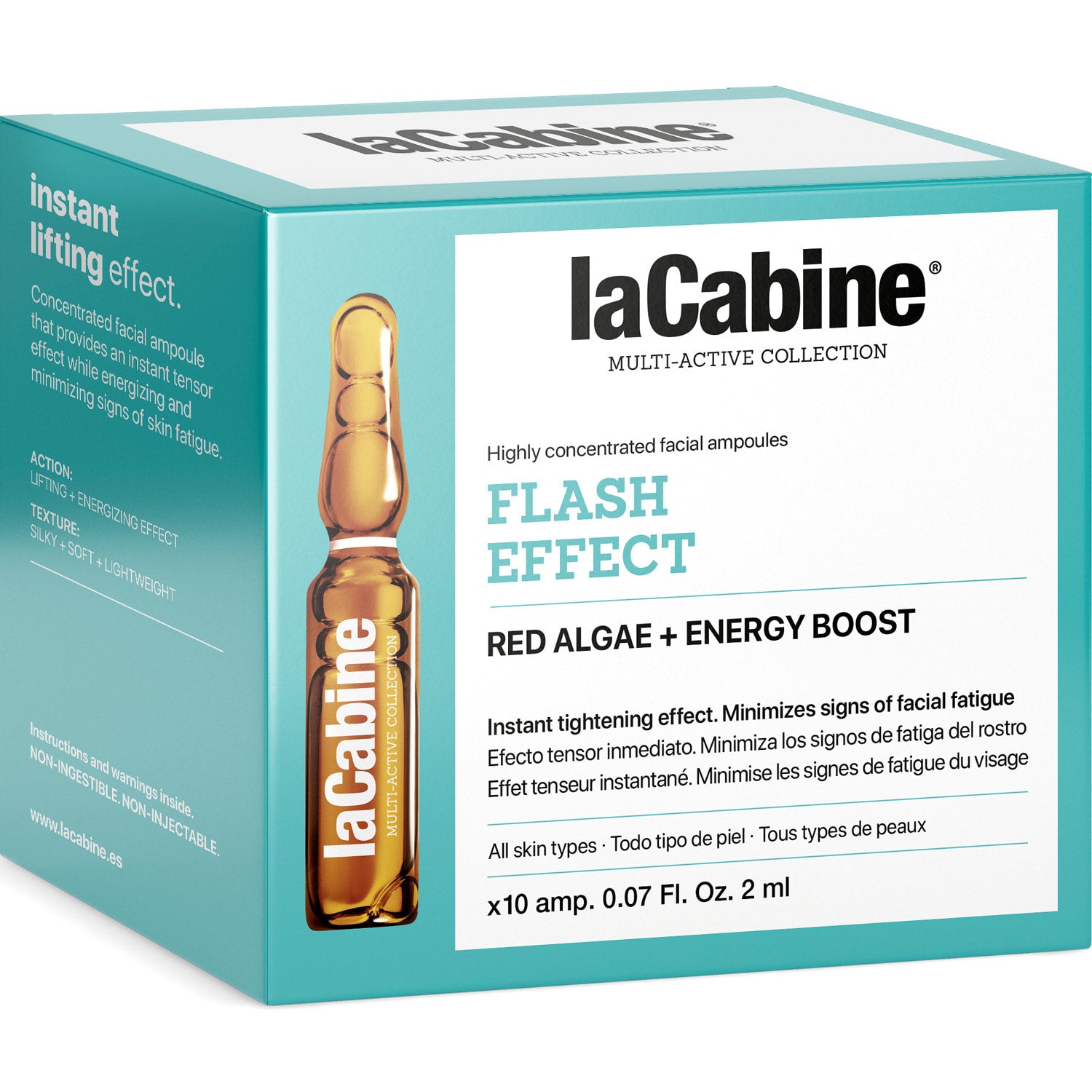 LA CABINE AMPOULES EFFET FLASH 10 x 2 ml