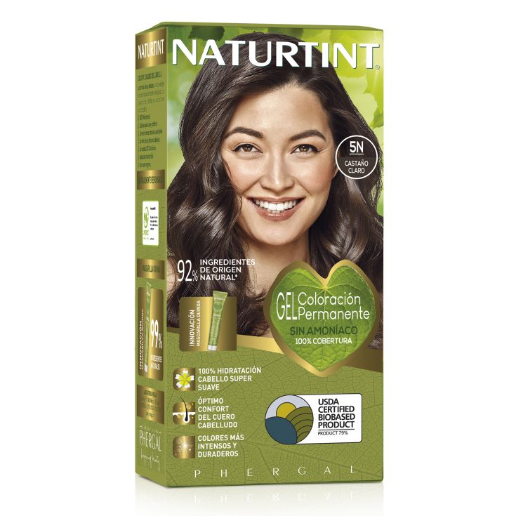 NATURTINT coloration permanente sans ammoniaque #5N-Châtain clair 170 ml