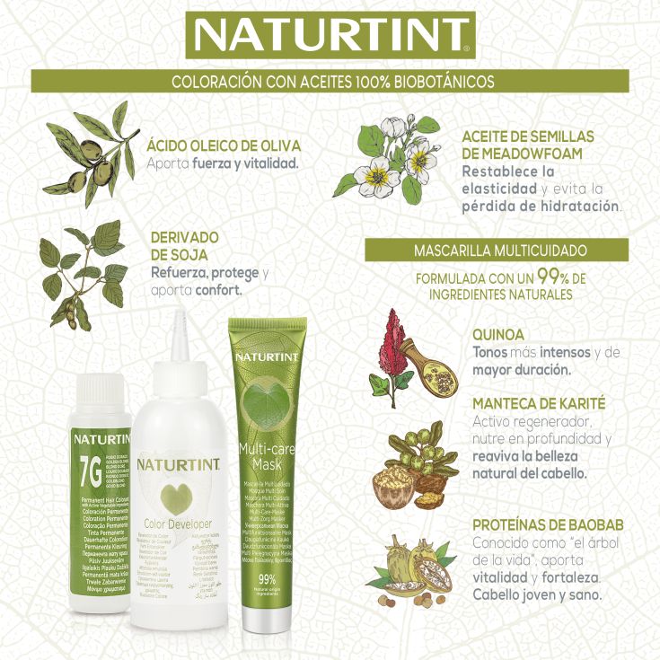 NATURTINT tinta senza ammoniaca #8N-Biondo Grano 170 ml