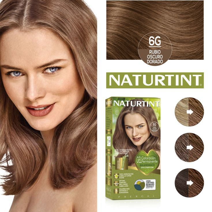 NATURTINT tinta per capelli senza ammoniaca n. 6G-Biondo Scuro Dorato 170 ml