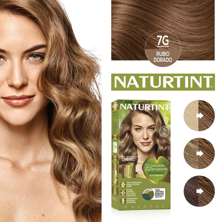 NATURTINT coloration sans ammoniaque #7G-Blond doré 170 ml