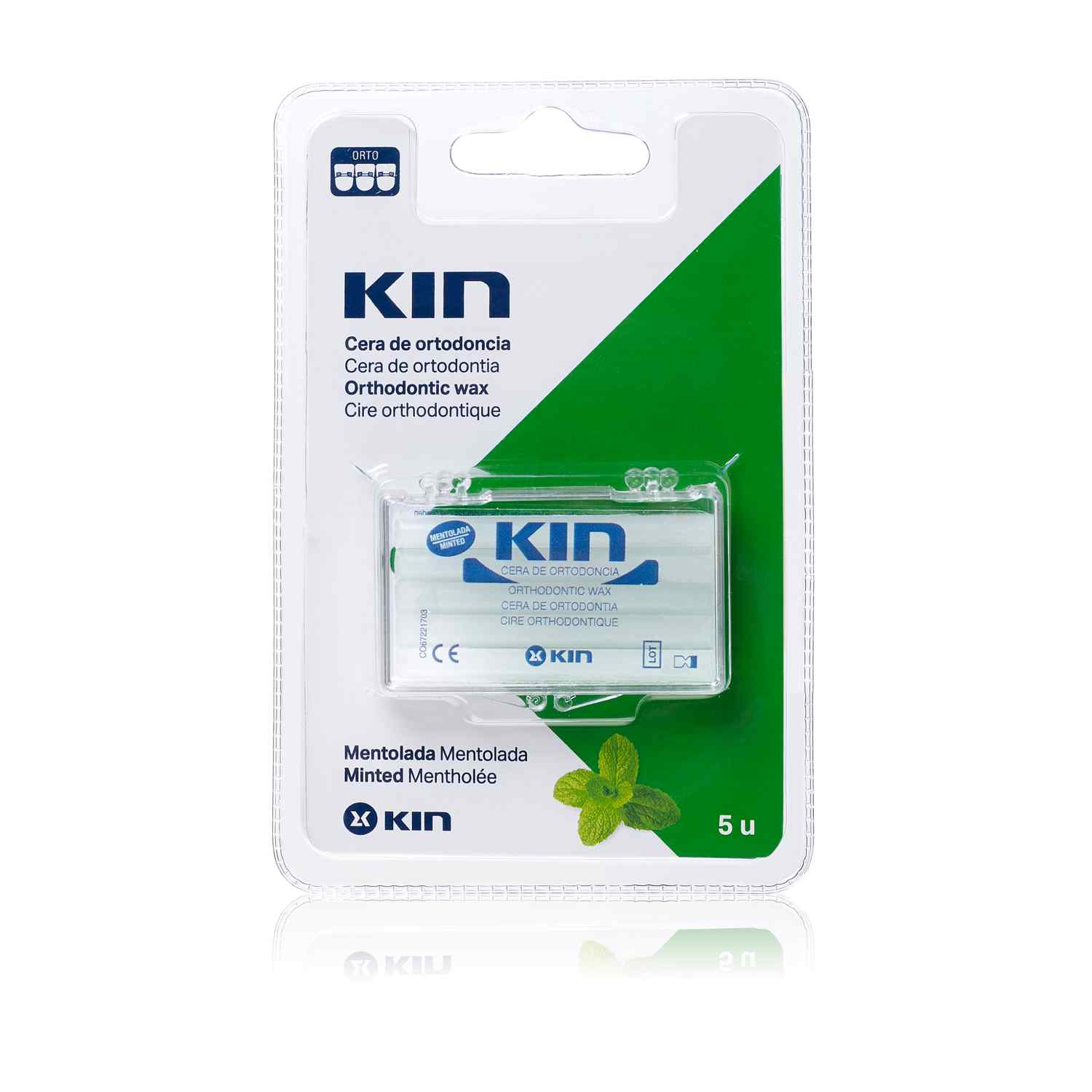 KIN Cire orthodontique mentholée 5 unités