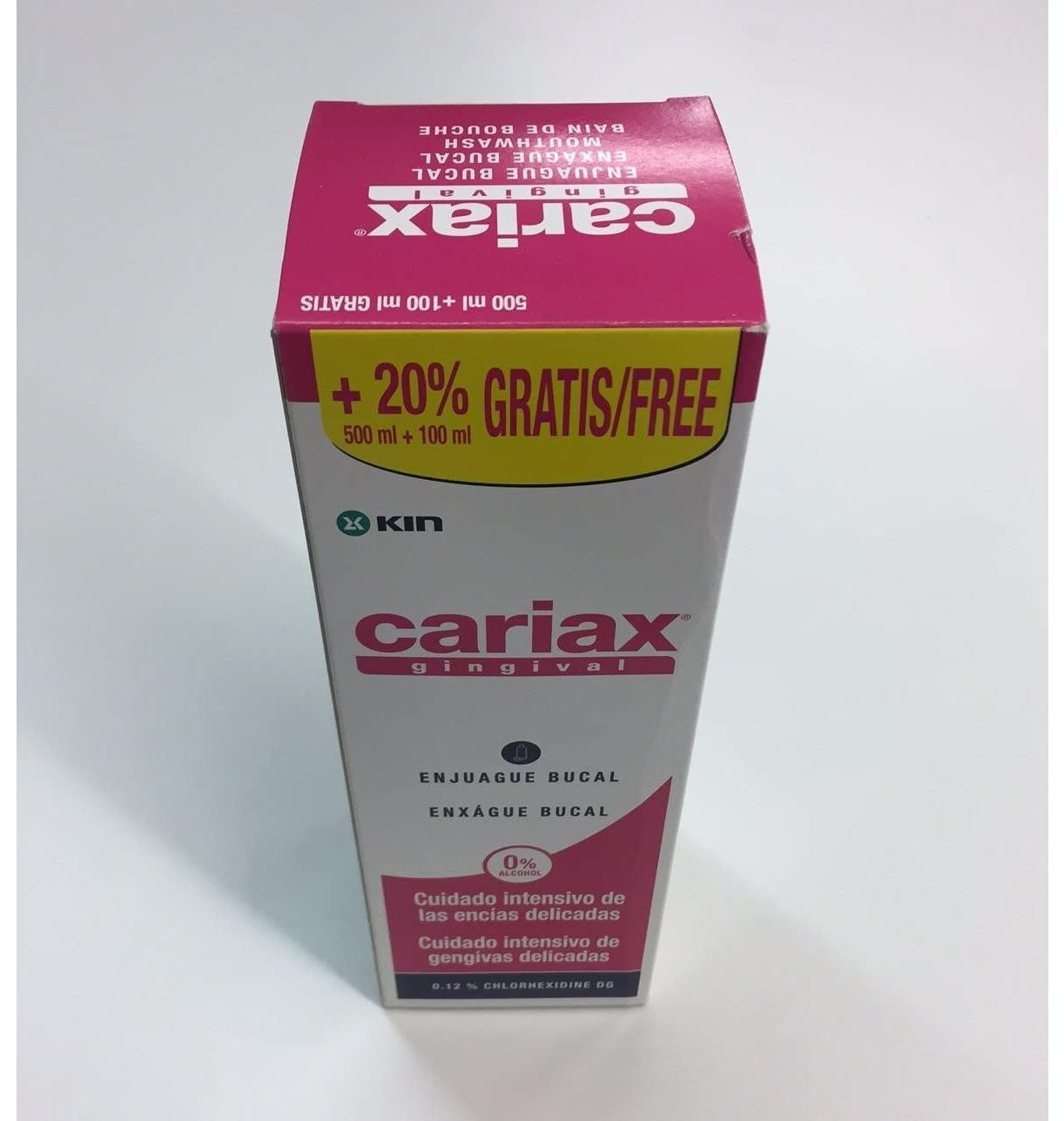 KIN CARIAX GINGIVAL enjuague bucal 500 ml + 100 ml
