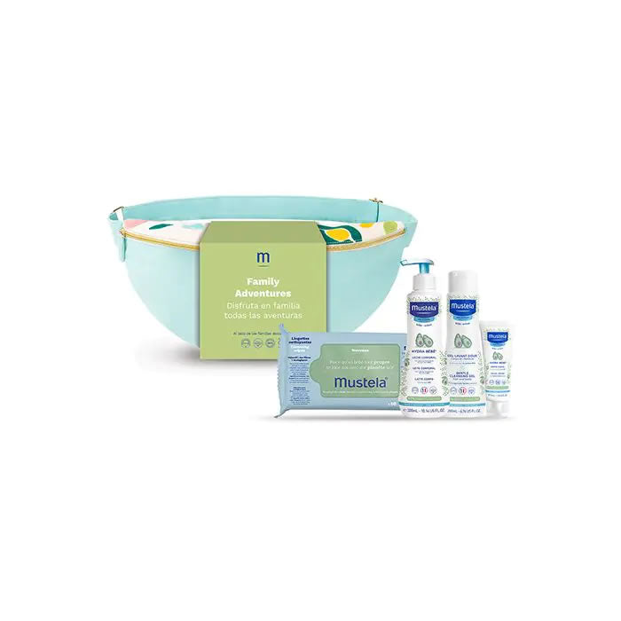MUSTELA BANANA BAG FAMILY ADVENTURE PASTEL CASE 5 pcs