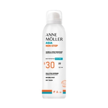 ANNE MÖLLER AQUA NON STOP water and sweat resistant body spray SPF30 200 ml
