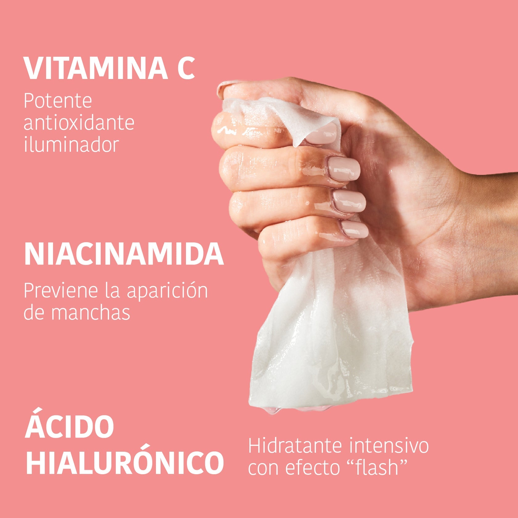IROHA TISSUE MASK illuminante vitamina C + HA 1 u